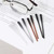 PATIKIL 4 Pairs Eye Glass Replacement Temples, Plastic Anti-Slip Eyeglass End Tips Glasses Retainers Fits 1.4mm for Round Thin Metal Eyeglass Sunglasses Temple, Clear