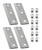 AWTURBO 4 Pack Wood Chipper Blades with Screw Fits for Landworks