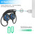 HandFan 5000mAh Portable Neck Fan Rechargeable, Wearable Personal Fans, Hands Free Necklace Fan Battery Operated, Hanging Cooling Fan for Travel Hiking Fishing, Gifts for Women Men