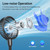 HandFan 5000mAh Portable Neck Fan Rechargeable, Wearable Personal Fans, Hands Free Necklace Fan Battery Operated, Hanging Cooling Fan for Travel Hiking Fishing, Gifts for Women Men