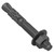 Wensilon 30Pcs 3/8x3 Inch Standard Fasteners for Heavy-Duty Black Wedge Anchors for Cement and Concrete