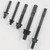Wensilon 30Pcs 3/8x3 Inch Standard Fasteners for Heavy-Duty Black Wedge Anchors for Cement and Concrete