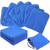 Geosar 24 Pcs Anti Tarnish Jewelry Bags, Anti Tarnish Bag, Jewelry Zippered for Silverware(6 x 6 Inch,Blue)