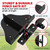 Mofeez Anti Sag Gate Kit Fence Gate Hardware - Heavy Duty 90 Degree Right Angle Hinges with Self-Locking Gate Latch & Corner Brace - for Wood Gates, Garden Fence (1 Set)