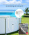 Teisaiko Upgraded 5-Pack Solar Pool Cover Holder for Above Ground Pool