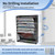LQPAFZ 7-Tier Magnetic File Holder, No Drilling Wall File Organizer, Hanging File Organizer, Vertical Holder Rack for File Cabinets, Whiteboard, Refrigerator
