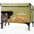 Large Heated Outdoor Cat House for Outside Winter, Insulated Weatherproof Cat Shelter with Slanted Roof, Escape Door & Heating Pad, Elevated Kitty Bed Feral Cat House for Outdoor Cats Stray Barn Cat