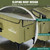 Large Heated Outdoor Cat House for Outside Winter, Insulated Weatherproof Cat Shelter with Slanted Roof, Escape Door & Heating Pad, Elevated Kitty Bed Feral Cat House for Outdoor Cats Stray Barn Cat