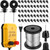 MorningRo Electric Fence Charger Kit 0.25J 5 Mile 50 Insulators 250ft Wire