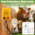 MorningRo Electric Fence Charger Kit 0.25J 5 Mile 50 Insulators 250ft Wire