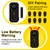 NineLeaf Pool Alarms for Doors and Windows, Pool Window Alarms, Door Alarms for Kids Safety 4-Level Volume Waterproof,108dB Loud Door Alarm for Pool, Windows, Garages, Apartment, and Home Safety, 5Pcs
