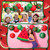 Bencailor 12 Pcs Summer Paper Lanterns Watermelon Paper Lanterns 12''/10'' Large Green Red Party Round Hanging Decor Watermelon Party Decorations for Summer Outdoor Indoor Ceiling Decor
