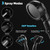Marbrasse High Pressure Shower Head, 3-Settings Handheld Showerhead with ON/Off Full Shutoff Push Button and Switch to Control Flow, Angle-Adjustable Water Saving(Matte Black, 2Pack)