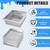8.5x8.5x3 Inch Stainless Steel Commercial Floor Drain Strainer Bar Buffet