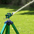 Sprinklers for Yard, Up to 50% Larger Watering Coverage, 2026 Heavy-Duty Impact Lawn Sprinkler on Spike Tripod Base with 360° Large Area Irrigation, Adjustable Extension Legs for Garden Lawn, D Green