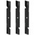 Upgrade 5101755S 482879 Thicken Lawn Mower Blades Compatible with scag 61 inch Mower, for Ferris 61 inch Mower Blades, for Bad boy 61 inch Mower Blades