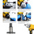 FHUIPENG N866410 N880093 N851276 for Impact Wrench 1/2 Anvil,Driver Spindle Hammer Block Fit impact wrenDCF900, DCF899 DCF899B DCF899M1 DCF899P1 DCF899P2 DCF899HB DCF899HP type 4 (2-Pcs)