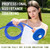 Full Dry Respirator Adult Men and Women Diving Swimming Camping Stream Diving Experience Equipment Swimming Breathing Tube (78.7 Inch)-Upgraded Version