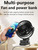 8-inch Magnetic Clip on Fan for Golf Cart, 12000mAH Battery Operated Portable Fan with 5 Speeds, LED Lantern, Magnetic Base, Compatible with EZGO Club Car Yamaha, Ideal Golf Cart Accessories