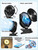 8-inch Magnetic Clip on Fan for Golf Cart, 12000mAH Battery Operated Portable Fan with 5 Speeds, LED Lantern, Magnetic Base, Compatible with EZGO Club Car Yamaha, Ideal Golf Cart Accessories
