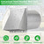6 Inch Hooded Wall Vent with Screen and Damper,6 Inch Exhaust Vent Cover Cap for Outdoor Kitchen Range Hood Dryer Ventilation,Outside Wall Mount Extractor for House Air Exhaust, Stainless Steel