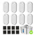 Cat Water Fountain Filter, 8 Packs Replacement Filters for SARPAWS PWS-158B (74oz/2.2L), 2 Months Set of Replacement Filters for Ultra Quiet Pet Water Fountain, 8 Cat Fountain Filter