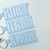 Light Baby Blue Cast Acrylic Sheets 1/8 Thick, 12x8 inch, for Laser Cutter 3mm Thin Board Panel plexiglass 3 pcs Craftiff