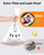 KropBom 180 Pack Cat Litter Box Robot 5/4/3 Waste Bags,Transparent,Self Cleaning Litter Box Liners Bags for Most Automatic Cat Litter Boxes，Pre-Separated,Heavy Duty,9-11 Gallon Capacity