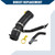 Hihaha LR049990/LR045239 Thermostat Tube & Heater Outlet Hose for Land Rover Range Rover, Discovery, Defender / Black Rubber & Metal / 1 Set