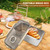 Bread Box for Kitchen Counter Airtight,Bread Boxes for Homemade Bread,Time Recording Bread Storage Container with Lid, Bread Keeper for Toast, Bagel, Donut and Cookies (Stainless Steel-Grey)