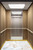 QCAA Heavy Duty Handrail Stair Brackets, Zinc Die Cast, Brushed Satin Nickel, 3 Pack, Made in Taiwan