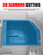 XATVXUTV Under Seat Storage Box for Honda Pioneer 520 500