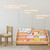 Decorative Wooden Bookshelf for Kids Rooms - Easy Install Montessori Shelf