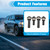 4PCS Front Subframe Crossmember Bushing Kit Replacement for Nissan Rogue 2008 2009 2010 2011 2012 2013 2014 2015 54466-JD000 54467-BR00A