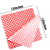 Hslife 100 Sheets Checkered Dry Waxed Deli Paper Sheets, Paper Liners for Plastic Food Basket, Wrapping Bread and Sandwiches (Red)