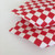 Hslife 100 Sheets Checkered Dry Waxed Deli Paper Sheets, Paper Liners for Plastic Food Basket, Wrapping Bread and Sandwiches (Red)