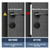 MOSECYOU Door Latch Shield Plate 11", Outward Door Security Protector Guard