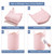MOJOSCEND 80L Extra Large Pink Hamper Laundry Basket