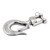 SHENGHUISS Clevis Slip Hook 304 Stainless Steel with Safety Latch, 2200 Lbs Swivel Lifting Hoisting Chain Hooks for Rigging Crane Towing Winch Wrecker ATV Trailer