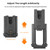 SUKOUSRAM Bike Pedal Rack Kickstand Adjustable Heavy-Duty Stand Bracket