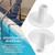 3 Pack Anchor Sockets Cover White for Ladder and Handrails, Pool Ladders and Railing Bases Accessories, for Fill and Cover Anchor During Ladder or Track Removal