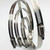 EesTeck 5 Inch Adjustable 304 Stainless Steel Duct Clamps Hose Clamp (4Pcs)