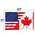 Anley Fly Breeze 3x5 Feet America Canada Friendship Flag - Vivid Color and Fade Proof - Canvas Header and Double Stitched - Friendship Forever US CA Flag with Brass Grommets 3 X 5 Ft