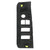 Osompar Black Window Switch Bezel Trim Compatible with Toyota Tacoma 4Door Crew Cab 2016-2023 Front Left Driver Side