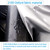 Konnfeir Half Car Cover All Weather Car Body Cover Sunshade Cover Snow Cover Waterproof Snowproof Universal 210D Oxford Fabric (Fit SUV Length 174'' to 189'')