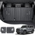 LaIIker 2 PCs Seat Back Protective Pad for for 2024 2025 2026-Present Lexus GX550 GX 550h Rear Chair Anti-Kick Scratch Panel Interior Modification Lexus gx 550 Accessories (5/7 Seats)