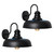 RIIGOOG Solar Barn Lights for Outside, Dusk to Dawn Gooseneck Wall Sconces