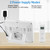 Kalawen Weather Station Wireless Indoor Outdoor Home Weather Stations with Atomic Clock, Digital Weather Thermometer, Temperature Humidity Monitor Weather Forecast Stations with Moon Phase