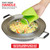Modern Innovations Universal Lid with Tempered Glass Top for Pots & Pans, Fits 8.25, 9, 10, 11, and 12 Inch Cookware - Large Replacement Frying Pan Cover, Cast Iron Skillet Lids - Stainless Steel