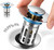 (All Metal) Bathroom Sink Stopper, Pop Up Drain Strainer for Bathroom Sink, Sink Plug Hair Catcher, Silent Popper Core w/Removable Filter Basket,Fit 1.05~2.0''Basin (Chrome, 1 Pack)